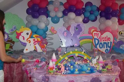 ANY`S Manteleria: DECORACION DE MY LITTLE PONY Y BACKYARDIGANS