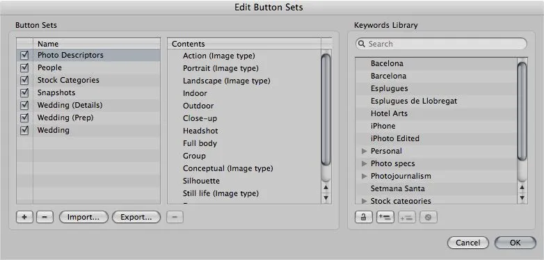 Aperture 3 (III). Clasificación y palabras clave