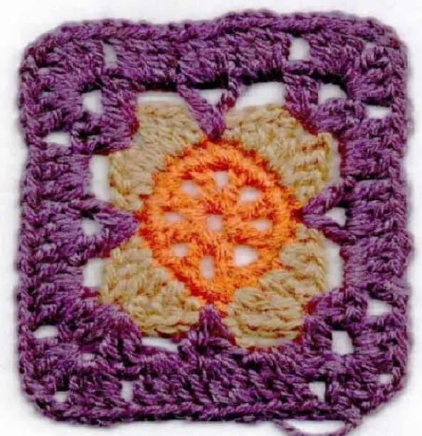 Muestras de ganchillo cuadradas - Imagui