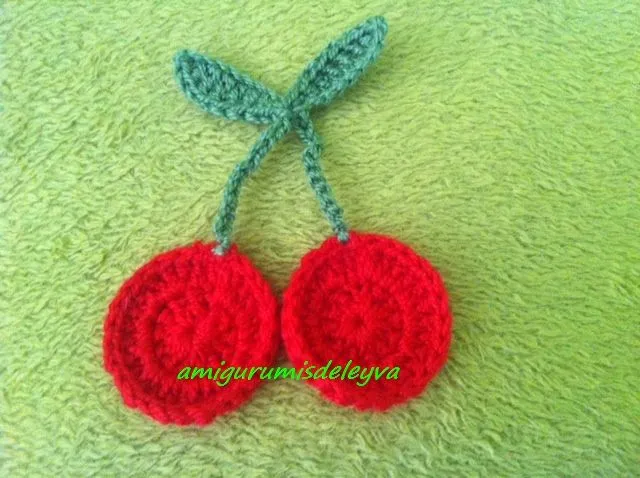 Aplicaciones de Frutas a Crochet | Amigurumis de Leyva