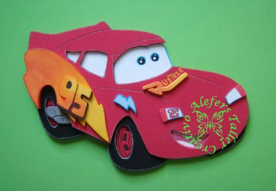 Patrones cars en foamy - Imagui
