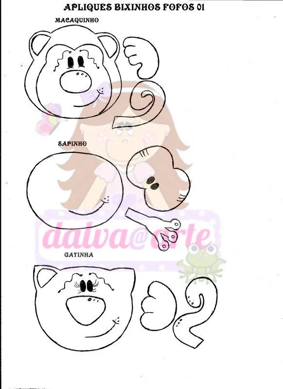 Apliques animales en goma eva - Todo en Goma Eva Apliques animales en goma eva - Todo en Goma Eva