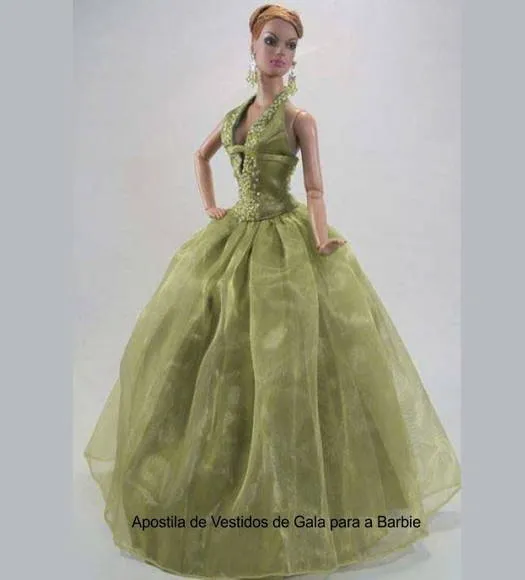 Apostila Vestidos de Gala para Barbie | vanessa de Assis Campos ...