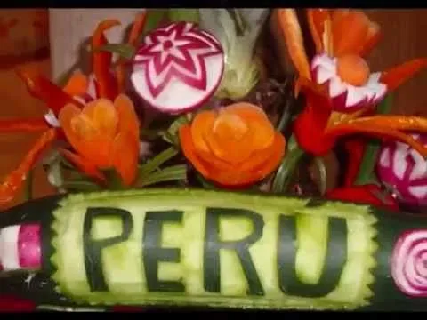 aprenda decorar sus eventos con frutas y vegetales tallados - YouTube