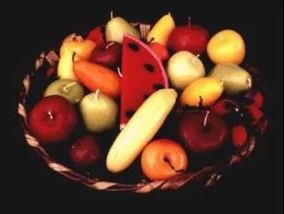 APRENDAMOS UN POCO DE TODO CON AMERICA: VELAS CON FORMA DE FRUTAS APRENDAMOS UN POCO DE TODO CON AMERICA: VELAS CON FORMA DE FRUTAS