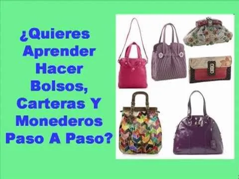 Aprende Como Hacer Bolsos Explicado Paso A Paso - YouTube