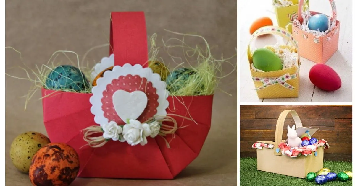 Aprende cómo hacer canastitas para los huevos de pascua ~ Solountip.com Aprende cómo hacer canastitas para los huevos de pascua ~ Solountip.com