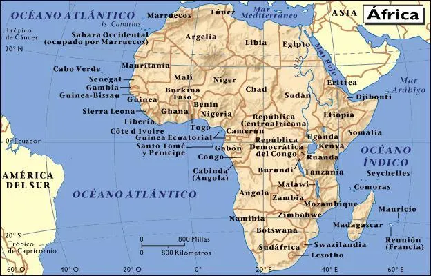 Aprende las Capitales de las Naciones de África Aprende las Capitales de las Naciones de África