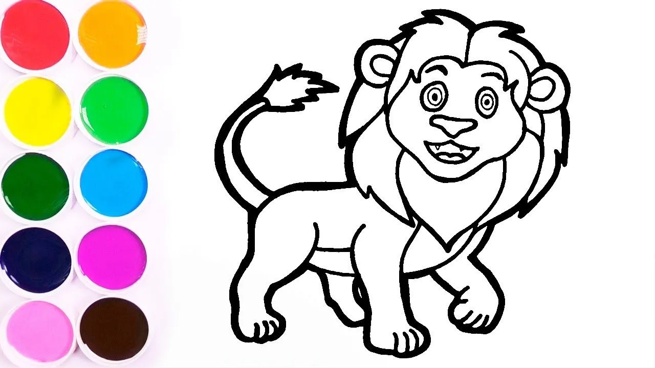 Aprende Colores Dibuja y Colorear Leon de Arco Iris - Dibujos Para Niños - Learn Colors / FunKeep - YouTube Aprende Colores Dibuja y Colorear Leon de Arco Iris - Dibujos Para Niños - Learn Colors / FunKeep - YouTube
