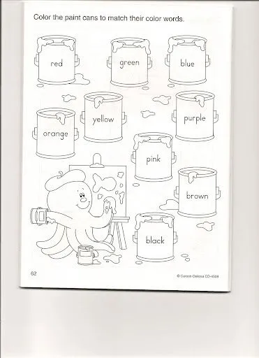 APRENDE LOS COLORES EN INGLES. EJERCICIOS DE INGLES PARA NIÑOS