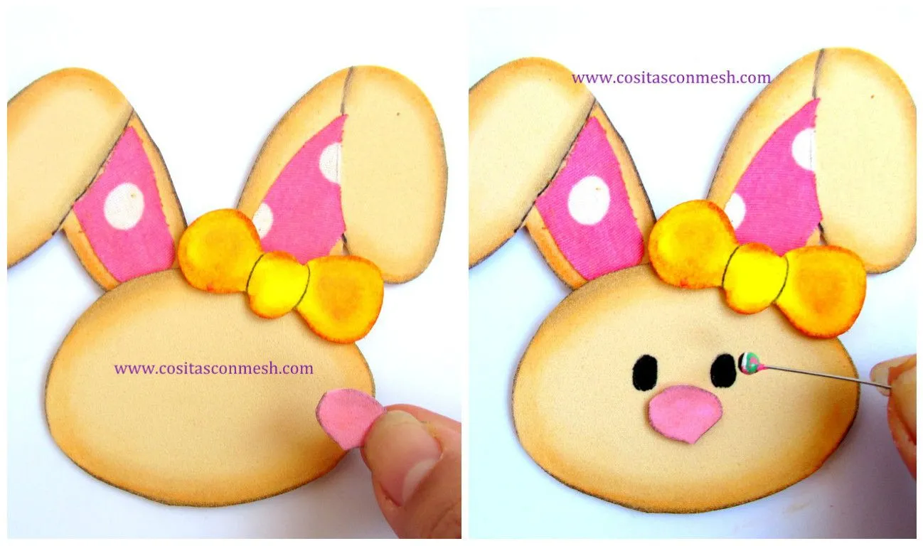 Aprende cómo hacer conejos en foami y huevos de pascua ~ cositasconmesh