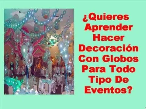 Aprende Hacer Decoracion Con Globos Paso A Paso - YouTube Aprende Hacer Decoracion Con Globos Paso A Paso - YouTube
