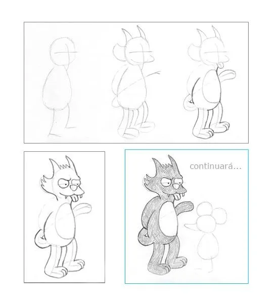 Como dibujar a homero paso a paso - Imagui