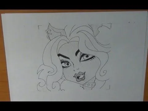 Aprende a dibujar la cara de Clawdeen Wolf de las Monster High ... Aprende a dibujar la cara de Clawdeen Wolf de las Monster High ...