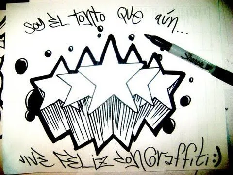 Aprende como dibujar una estrella en graffiti muy fácil - YouTube Aprende como dibujar una estrella en graffiti muy fácil - YouTube