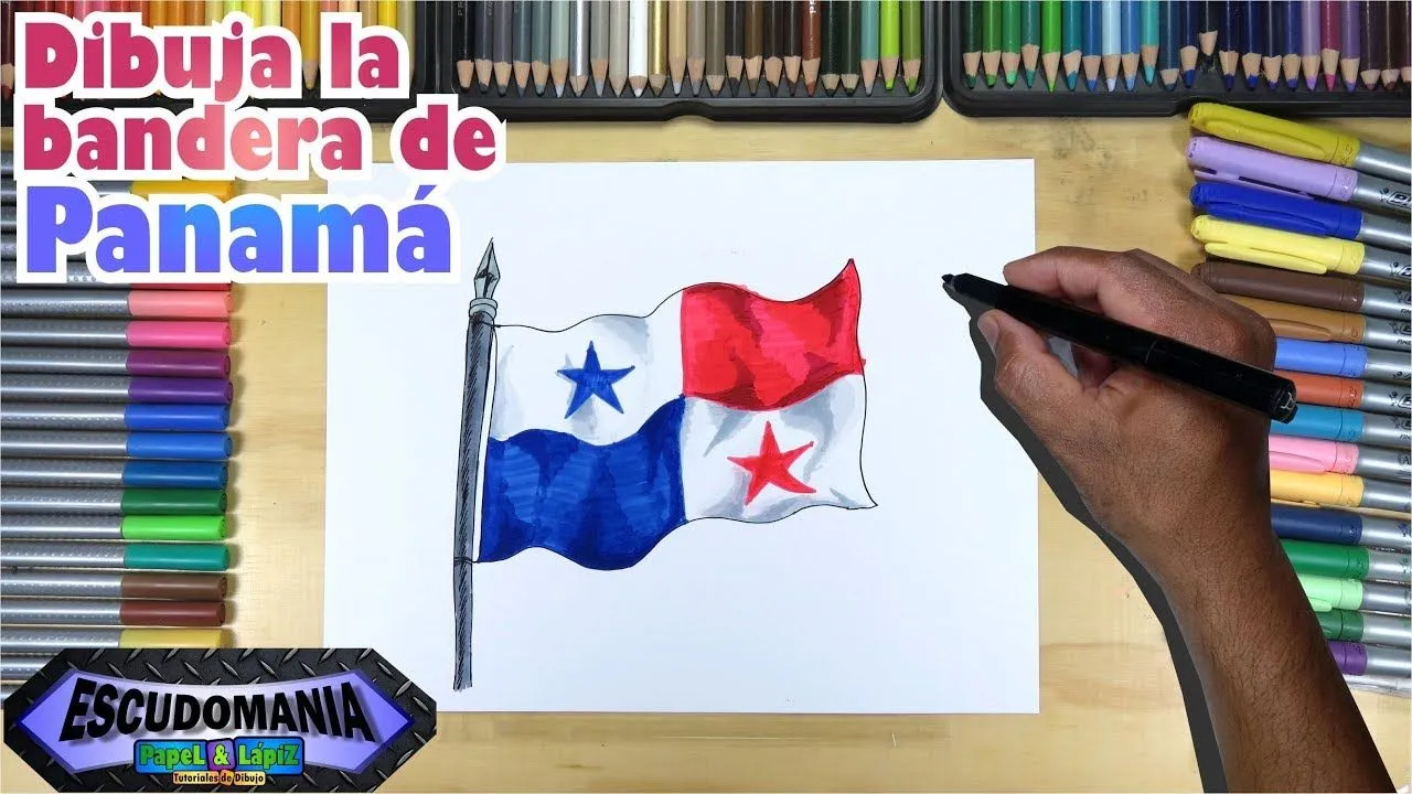 Aprende a dibujar fácil la bandera de Panamá - YouTube Aprende a dibujar fácil la bandera de Panamá - YouTube