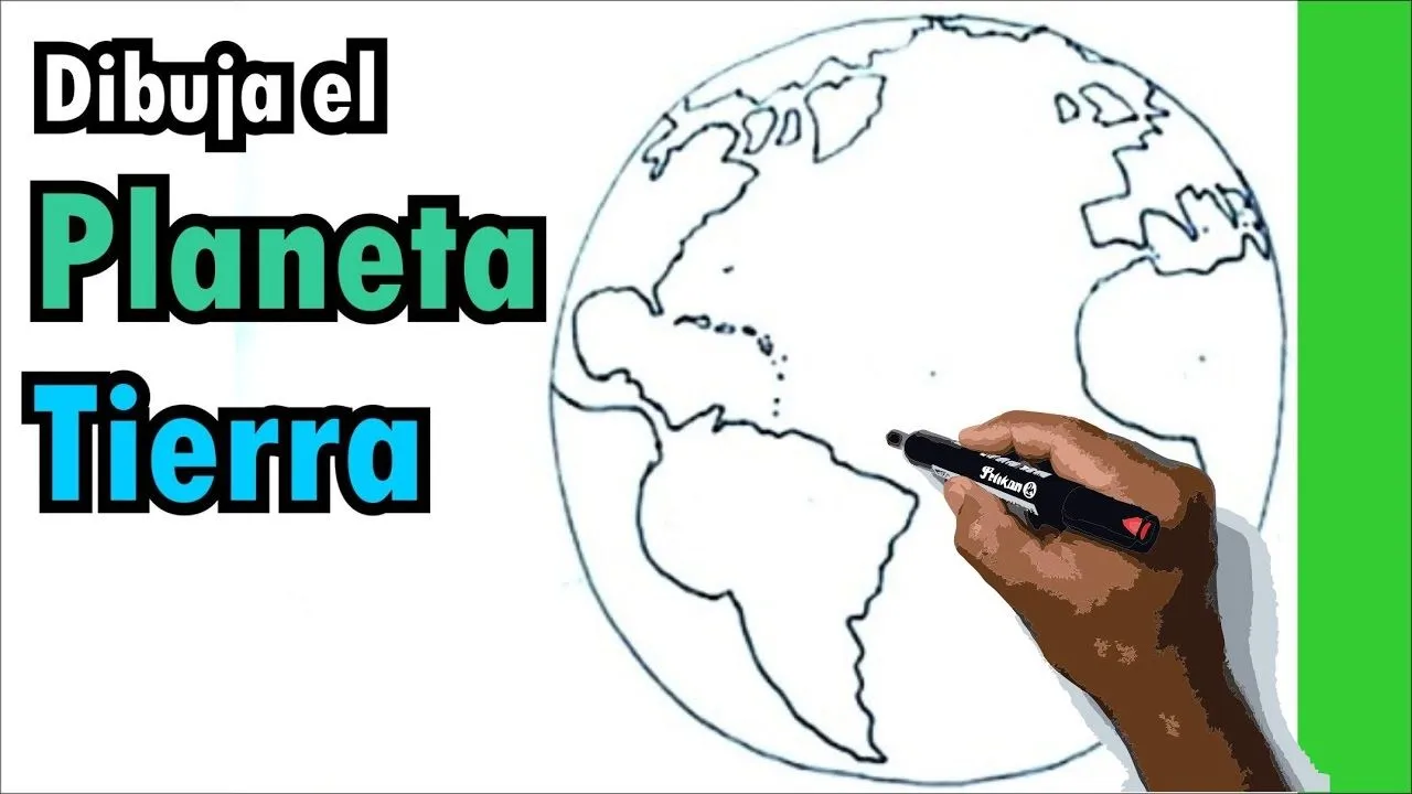 Aprende a dibujar facil - dibujo del planeta tierra - globo terraqueo - earth - YouTube Aprende a dibujar facil - dibujo del planeta tierra - globo terraqueo - earth - YouTube