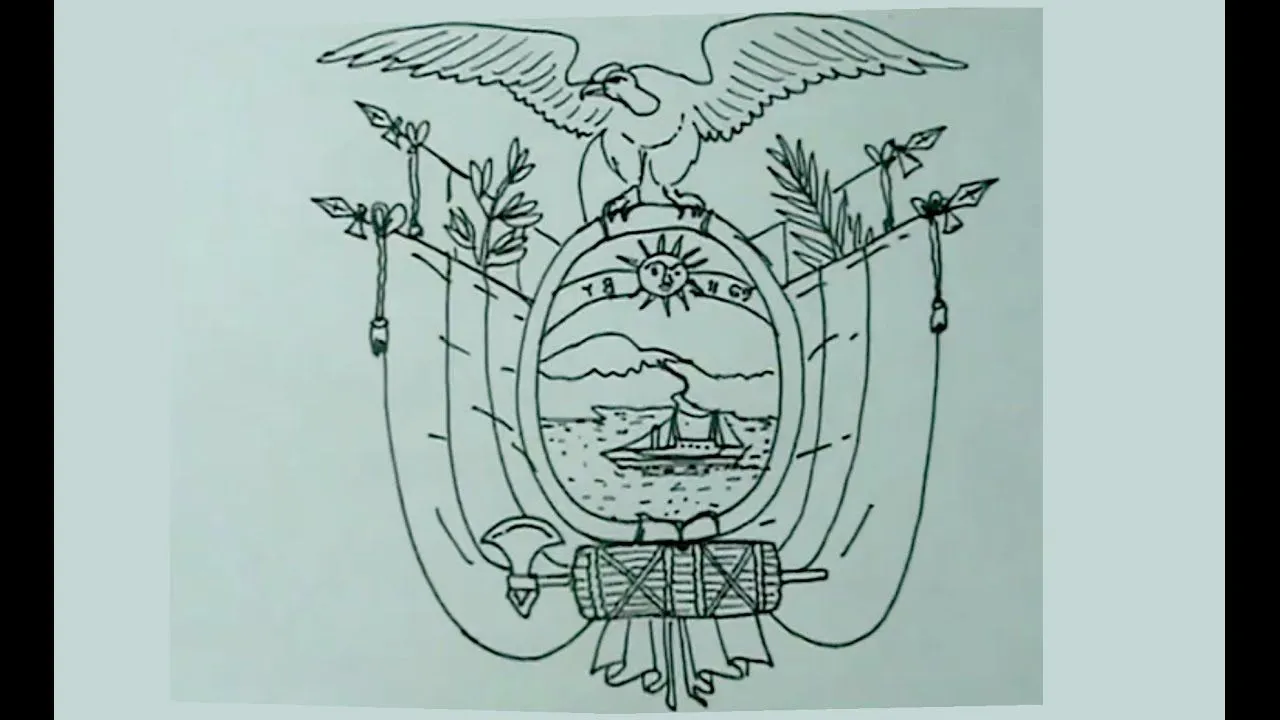 Aprende a dibujar fácil el escudo nacional de Ecuador - YouTube Aprende a dibujar fácil el escudo nacional de Ecuador - YouTube
