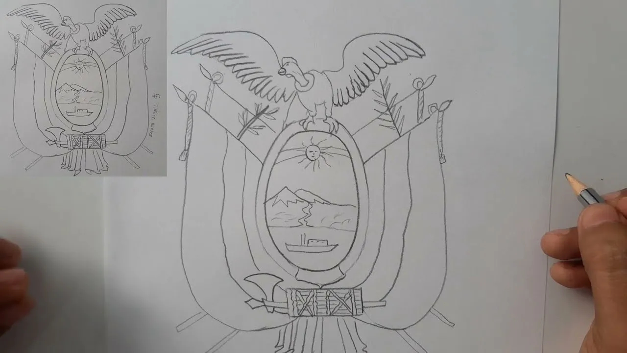Aprende a dibujar fácil el escudo nacional de Ecuador - YouTube Aprende a dibujar fácil el escudo nacional de Ecuador - YouTube