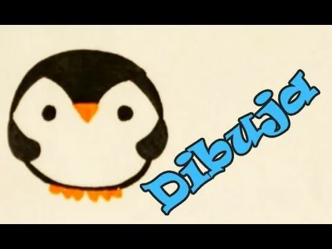 Aprende a Dibujar un Pinguino Kawaii Fácil Dibujin Dibujado ...