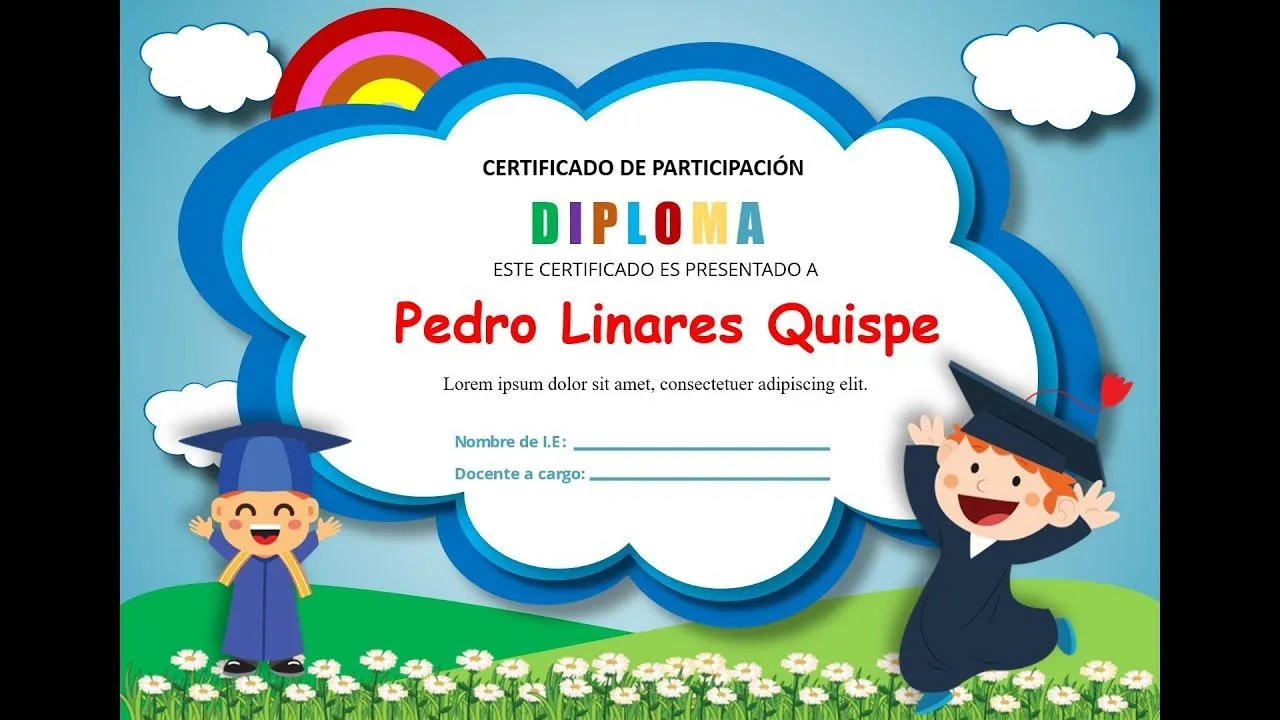 Aprende a diseñar un certificado para niños con POWERPOINT - YouTube