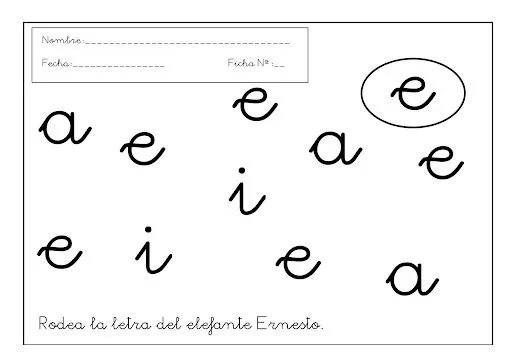 APRENDE A ESCRIBIR LA LETRA E. EJERCICIOS DE CALIGRAFIA INFANTIL APRENDE A ESCRIBIR LA LETRA E. EJERCICIOS DE CALIGRAFIA INFANTIL