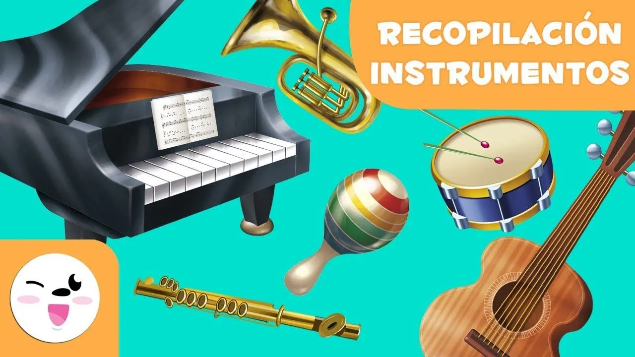 Aprende los instrumentos musicales | VIENTO, CUERDA Y PERCUSIÓN | Música para niños - YouTube Aprende los instrumentos musicales | VIENTO, CUERDA Y PERCUSIÓN | Música para niños - YouTube