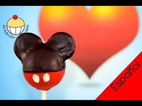 Aprende a Hacer Paletas de Torta de Mickey Mouse -- Un Tutorial ... Aprende a Hacer Paletas de Torta de Mickey Mouse -- Un Tutorial ...