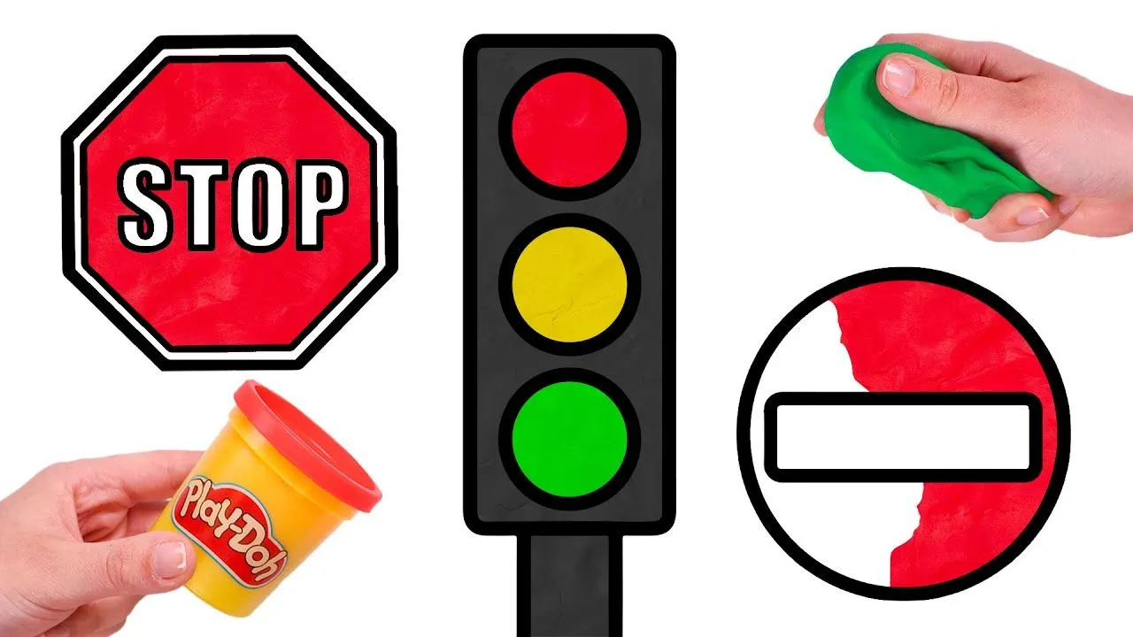 Aprende SEGURIDAD VIAL con PLAY DOH ⛔ Manualidades para niños - YouTube Aprende SEGURIDAD VIAL con PLAY DOH ⛔ Manualidades para niños - YouTube