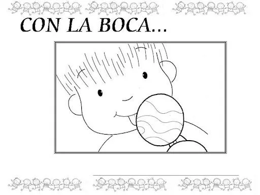 ficha infantil: Fichas de los cinco sentidos ficha infantil: Fichas de los cinco sentidos