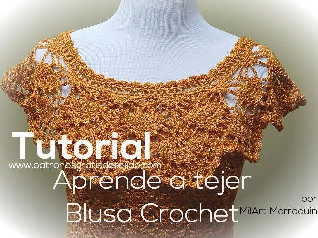 Aprende a Tejer Blusa Crochet / Tutorial | Crochet y Dos agujas Aprende a Tejer Blusa Crochet / Tutorial | Crochet y Dos agujas