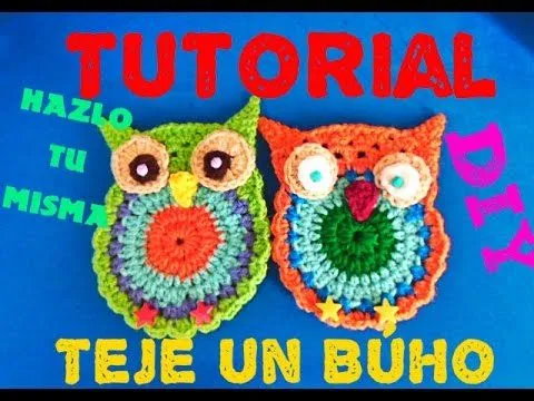 Aprende a Tejer BúHO!!! OWL Crochet Tutorial - YouTube