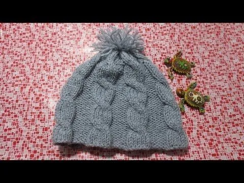 Aprende a tejer gorros de lana 2/2 - YouTube Aprende a tejer gorros de lana 2/2 - YouTube