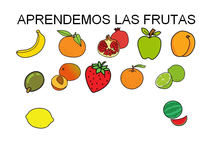 Aprendemos las frutas COLECCIÓN DE ACTIVIDADES -Orientacion Andujar