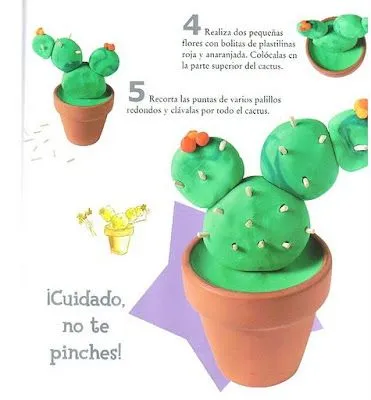 Cuánto aprendemos!: Manualidades sencillitas con Plastilina.