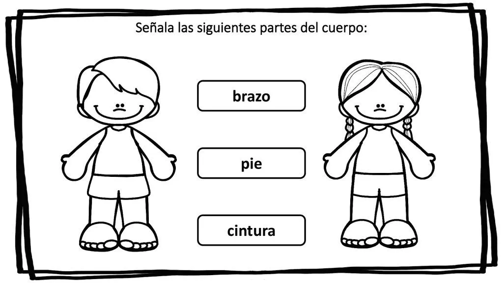 Aprendemos las partes del cuerpo con estas divertidas fichas Aprendemos las partes del cuerpo con estas divertidas fichas