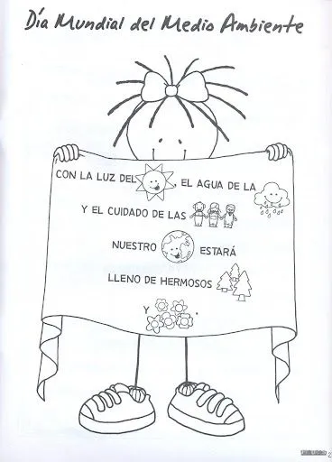 Dibujos para colorear del Día Mundial del Medio Ambiente - 13 fotos e ...