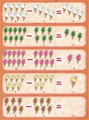 aprender es descubrir: sumas y restas para niños pequeños