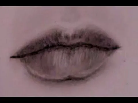 APRENDER A DIBUJAR LABIOS SEMI REALISTAS / COMO DIBUJAR LABIOS ...