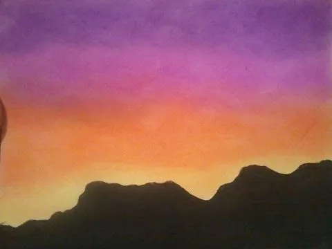 Aprender a dibujar un paisaje con colores pastel barras de gises ... Aprender a dibujar un paisaje con colores pastel barras de gises ...