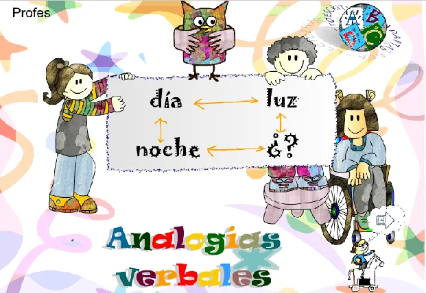 APRENDER ES DIVERTIDO 1º Y 2º: Analogías verbales.