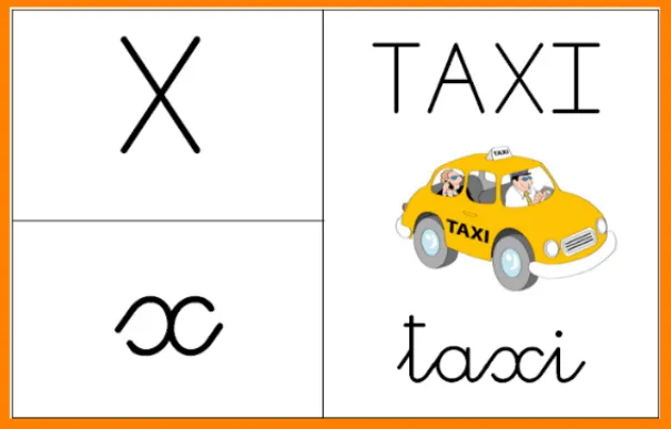 APRENDER ES DIVERTIDO 1º Y 2º: Letra x.
