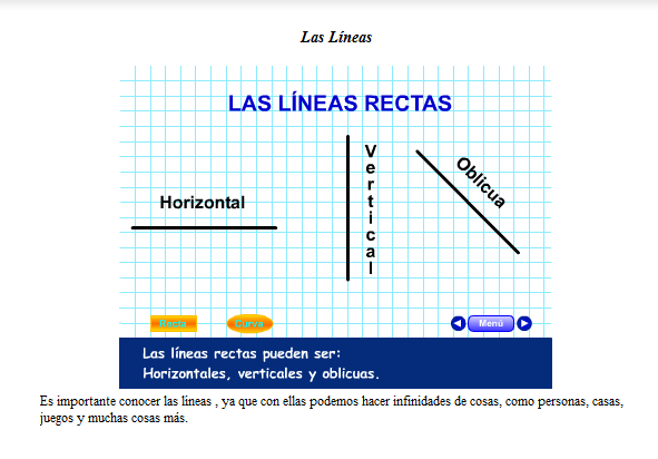 APRENDER ES DIVERTIDO 1º Y 2º: Líneas rectas y curvas.