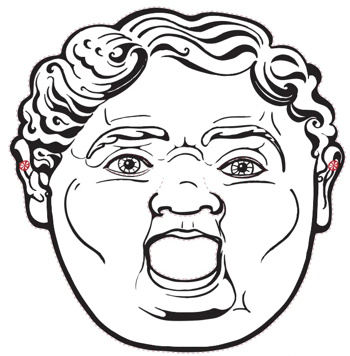 Aprender es divertido: Caretas cabezudos para colorear