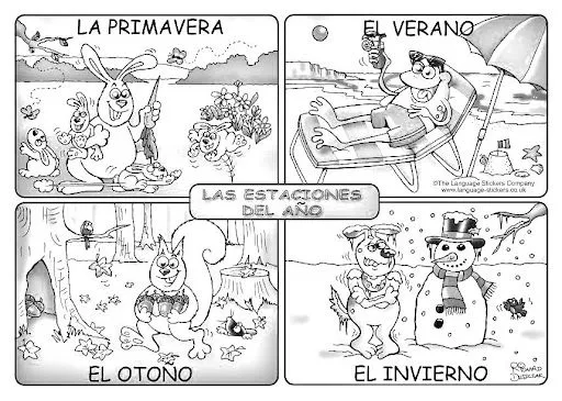 Aprender es divertido: Las estaciones del año Aprender es divertido: Las estaciones del año