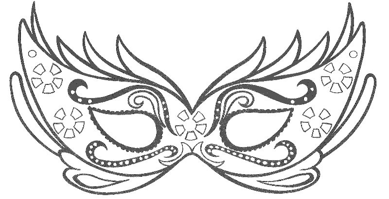 Aprender es divertido: Mascaras de carnaval para colorear y recortar Aprender es divertido: Mascaras de carnaval para colorear y recortar