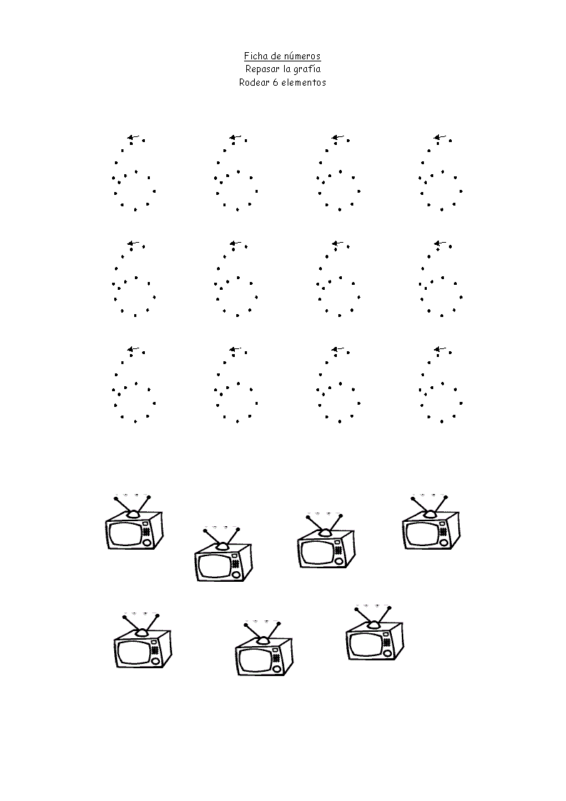 APRENDER LOS NÚMEROS: EL NÚMERO 6. | WEB PEDAGÓGICA INFANTIL APRENDER LOS NÚMEROS: EL NÚMERO 6. | WEB PEDAGÓGICA INFANTIL