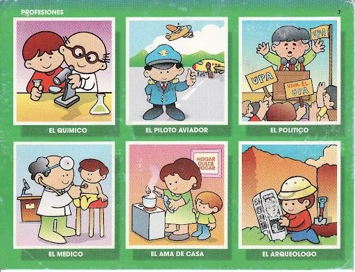APRENDER LOS OFICIOS. CUADRICULAS CON OFICIOS APRENDER LOS OFICIOS. CUADRICULAS CON OFICIOS