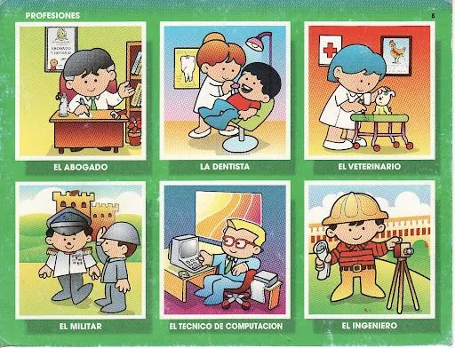 APRENDER LOS OFICIOS. CUADRICULAS CON OFICIOS APRENDER LOS OFICIOS. CUADRICULAS CON OFICIOS