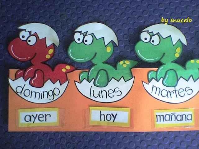 APRENDIENDO LOS CONCEPTOS TEMPORALES: AYER-HOY-MAÑANA CON UNOS ...